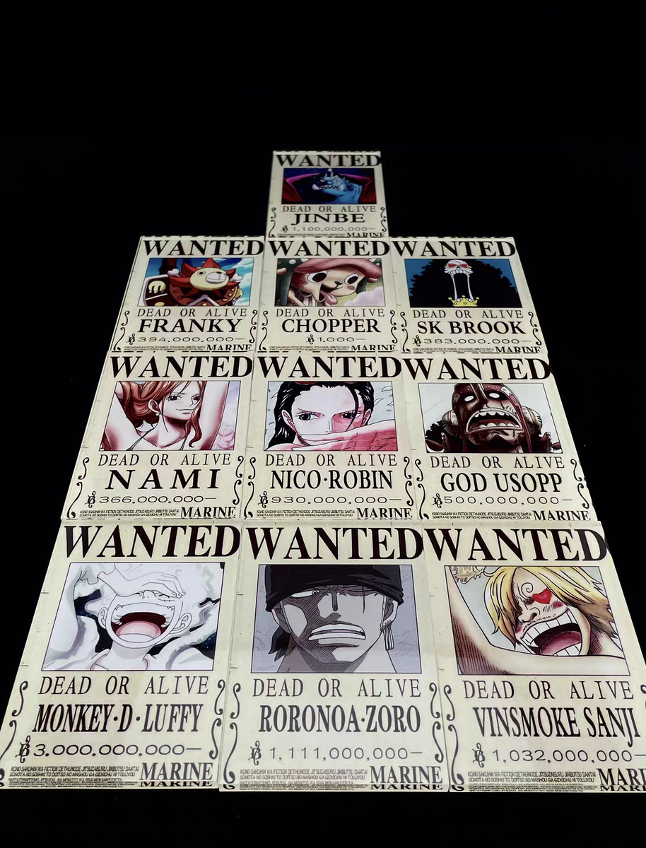 Wanted Poster,Bounty Poster Acrylic Stand