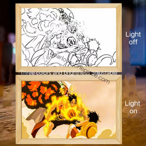 Sketch Art Light Painting Night Light Lamp