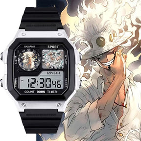 Relógio Esportivo Eletrônico – Luffy