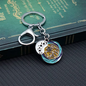 Character Name Keychain Necklace