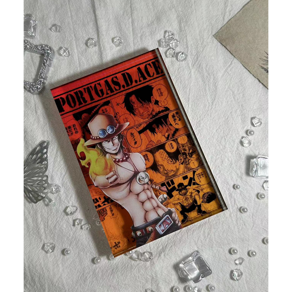 Acrylic Clear Brick Stand 02