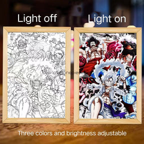 Sketch Art Light Painting Night Light Lamp