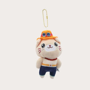 Cute Cat Plush Keychain