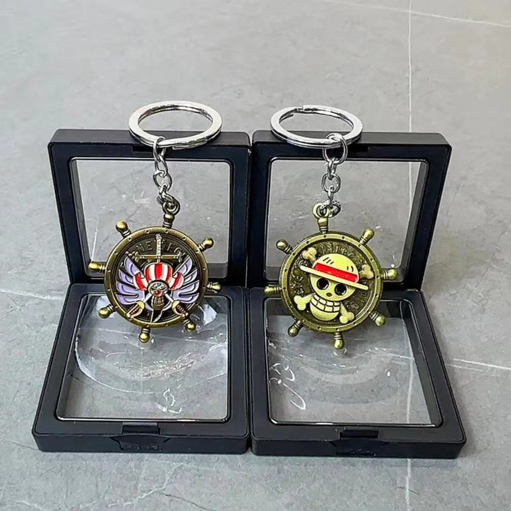 Buggy Luffy Stress Relief Fidget Spinner Keychain