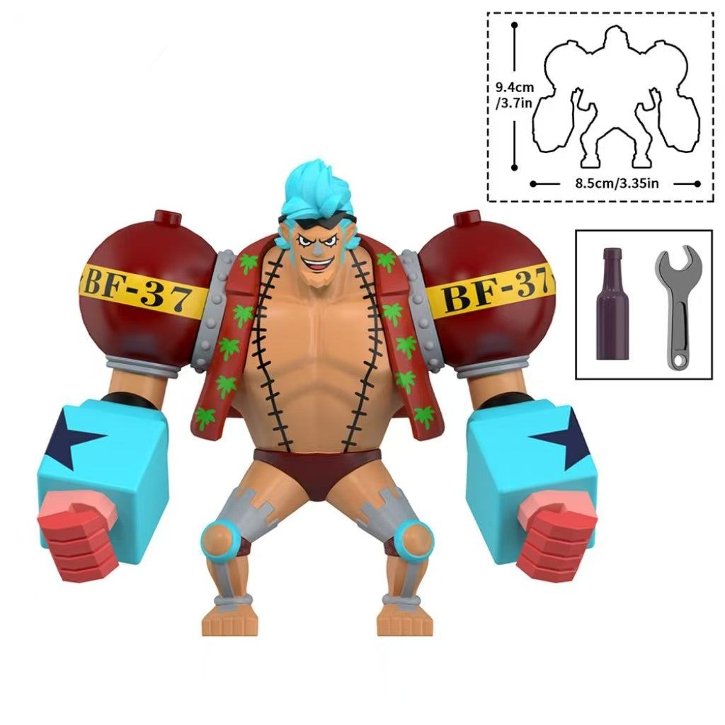 New edition,Gear 4 Bounce Man, Franky Building Block Mini Figure