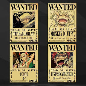 Brand New Kraft paper Wanted Poster,Bounty Poster