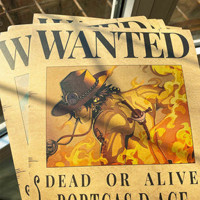 Brand New Kraft paper Wanted Poster,Bounty Poster