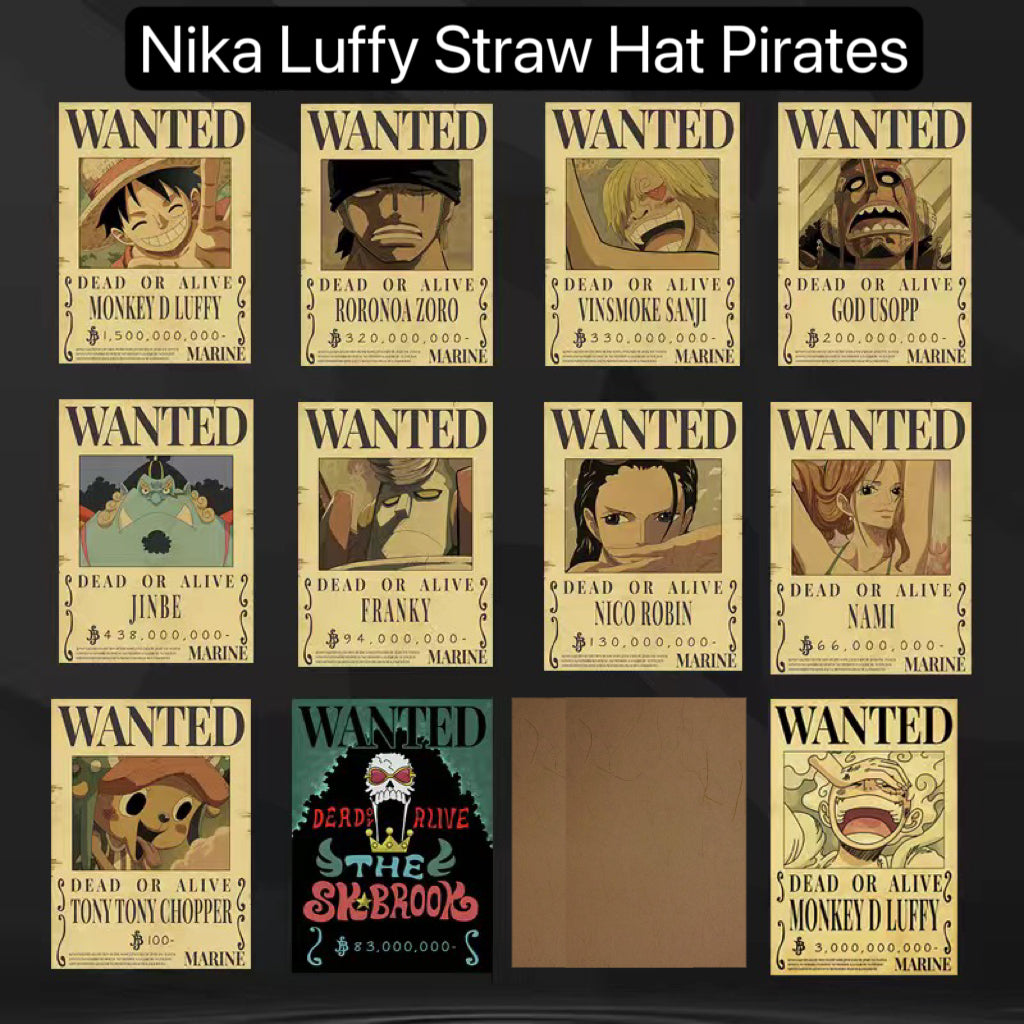 Brand New Kraft paper Wanted Poster,Bounty Poster