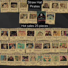 Brand New Kraft paper Wanted Poster,Bounty Poster