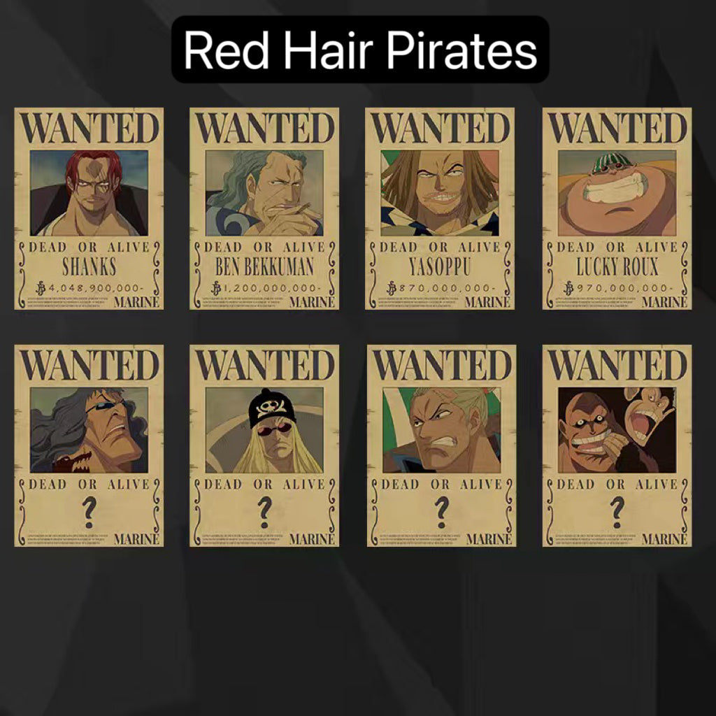 Brand New Kraft paper Wanted Poster,Bounty Poster