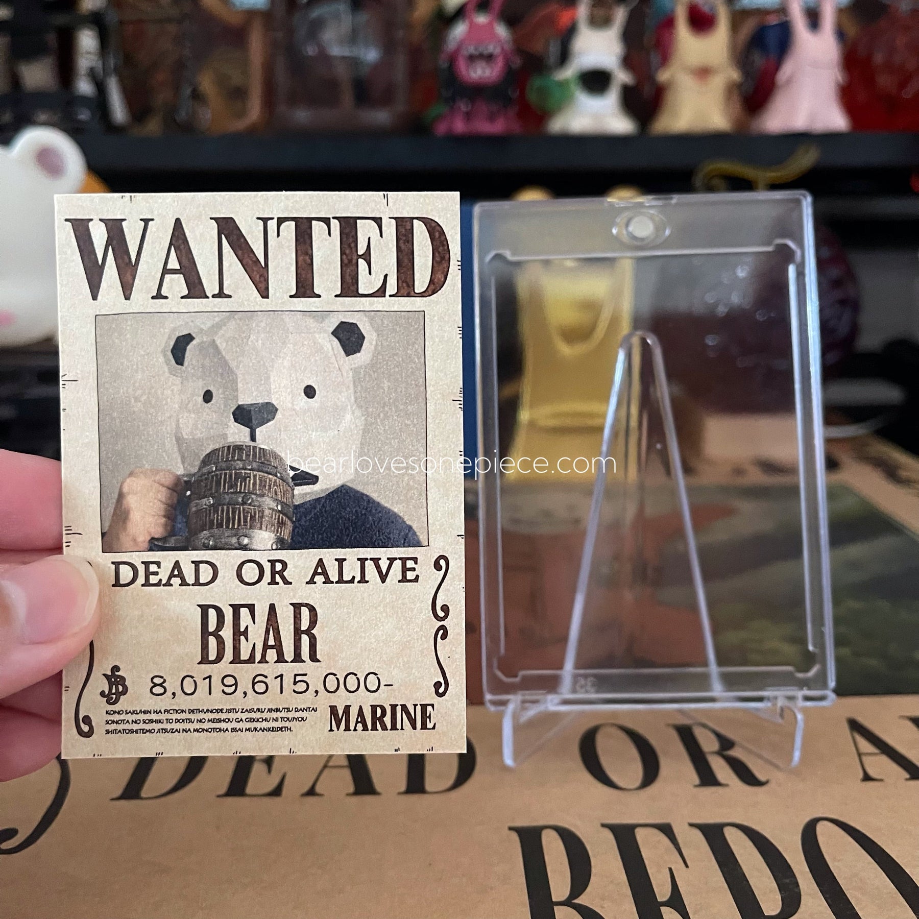 Custom Bounty Poster Wanted Poster Stand