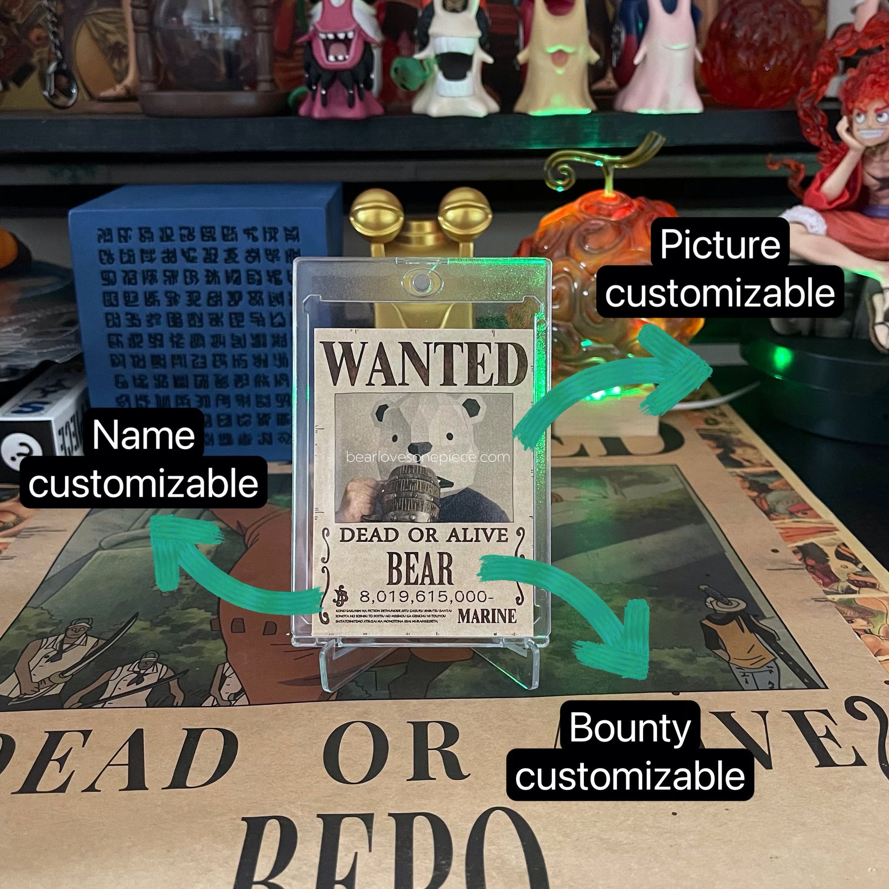Custom Bounty Poster Wanted Poster Stand