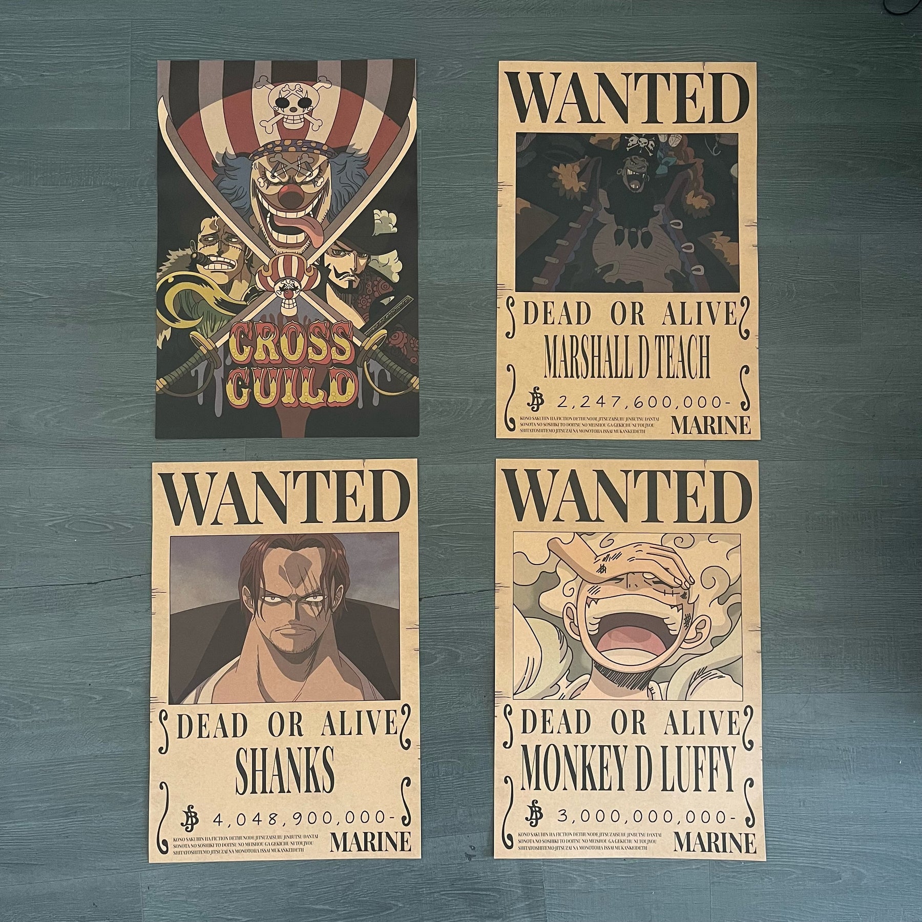 Brand New Kraft paper Wanted Poster,Bounty Poster