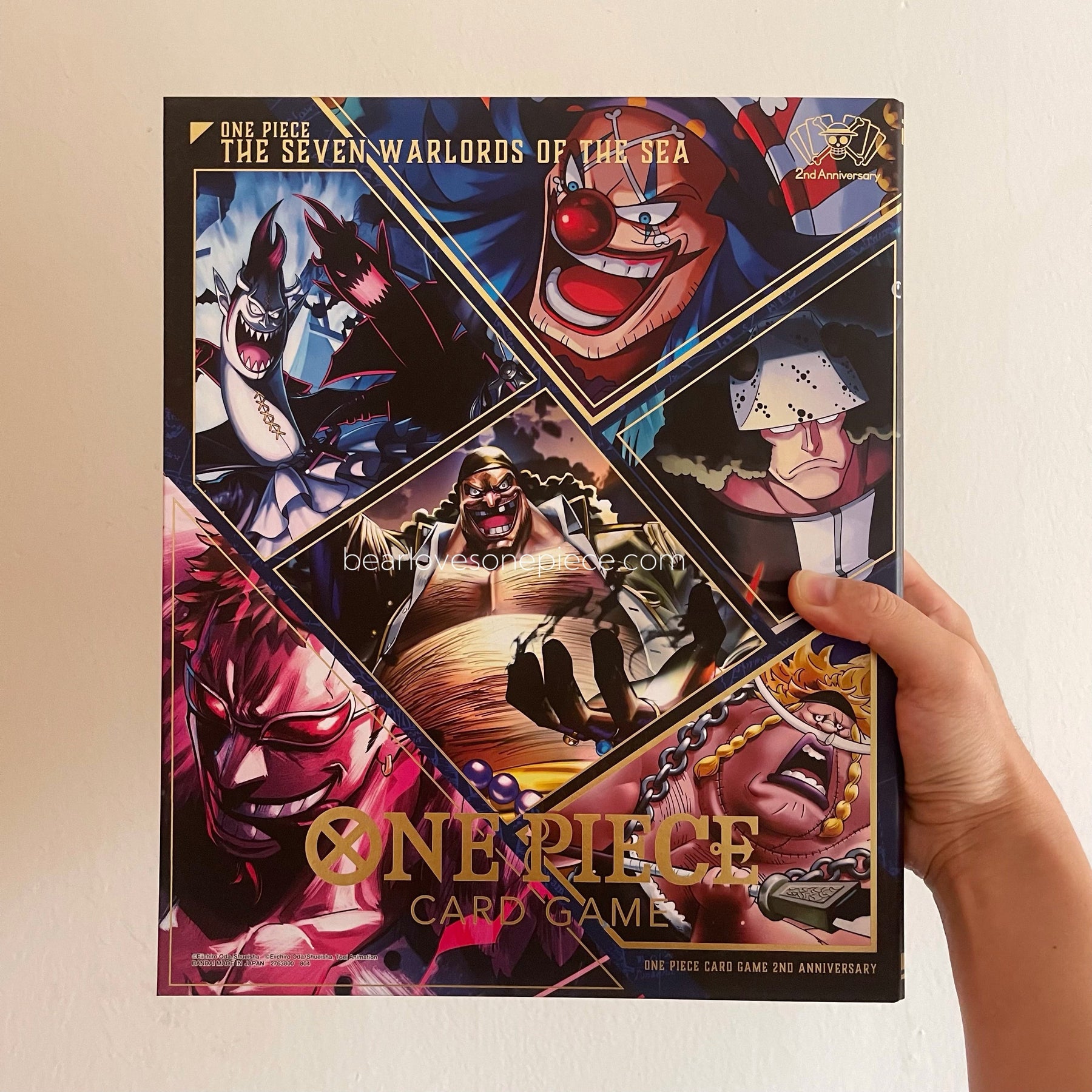Portfólio de Cartas One Piece – Card Game TCG “7 Warlords of the Sea” (Álbum / Capa para Cartas)
