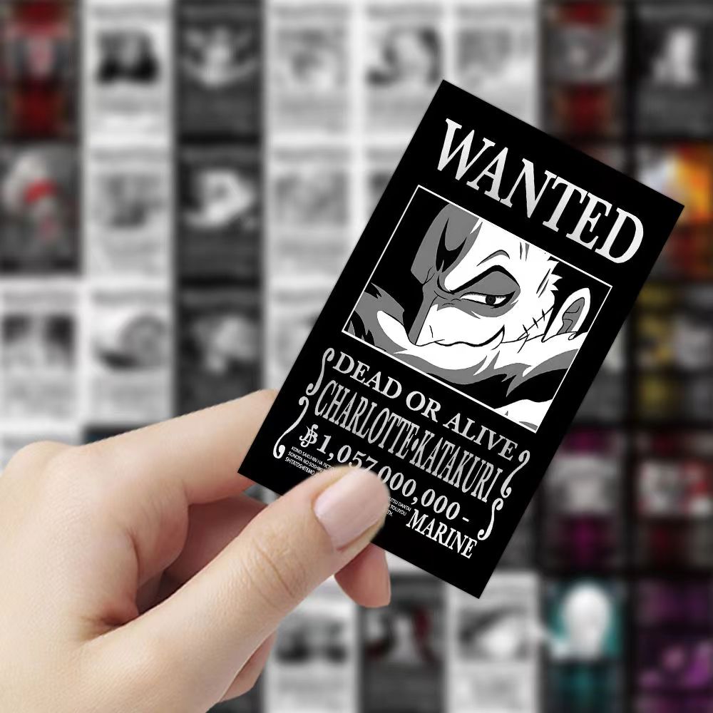 Black&White Bounty Poster,Wanted Poster Stickers