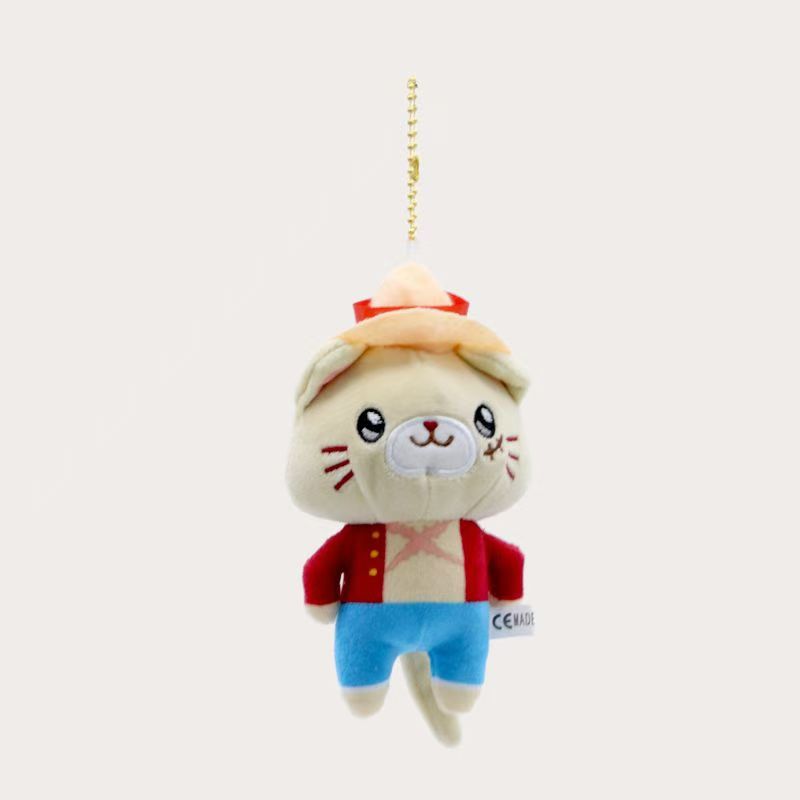 Cute Cat Plush Keychain