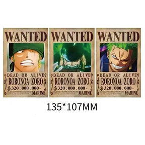 Wanted Poster 3D Motion sticker, 3 varieties Of morphologic