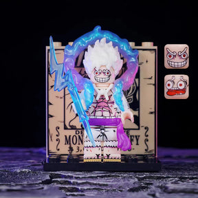 OP Characters Building Block Mini Figure with Background