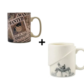 Caneca Mágica Wanted do Bando do Chapéu de Palha – Efeito Termossensível