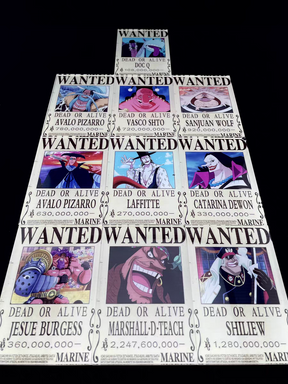 Wanted Poster,Bounty Poster Acrylic Stand